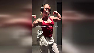 18yo Gym Gloryhole Gangbang: Virgin Pussy Ripped Live TikTok