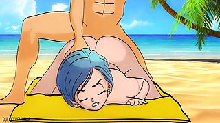 Dragon ball goku, dragonball bulma, foto bergerak sex ranjang gif