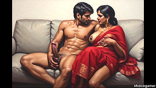 Desi indian husband big cock fucking his wife hardcore rough indian couple sex