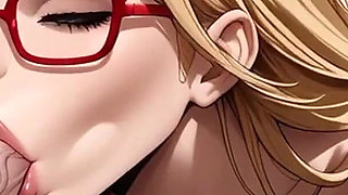 Blonde Blowjob on the Beach, Ai Animation