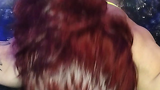 Palavarosa relaxes in the jacuzzi, I give her a cock in her mouth and a lot of cum.