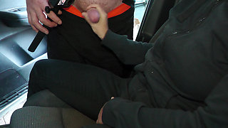 Massive Cumshot!!!! I Gave a Stranger a Handjob and He Came All Over Me