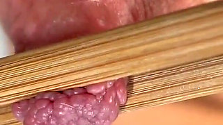 Hard Nipples and Clit by Sushi Chopstick