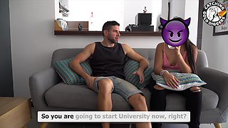 Hot Nerd Teen Yields to Intense Hardcore Passion