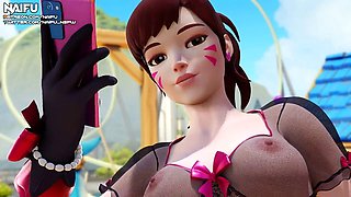 Cum on tits, cartoon fantasy, only pussy