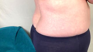 Mature British Granny Plays with Kinky Tit Toys and Big Natural Tits