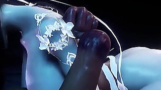 Black Cock Big Booty Bounce: Girl in Motion - 3D Animation Hentai