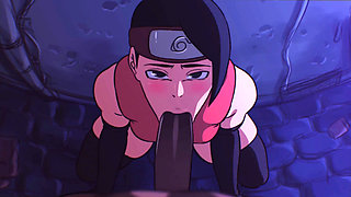 Sarada Uchiha Konoha Nights - Outdoor Quick Sex ( Parody Porn )