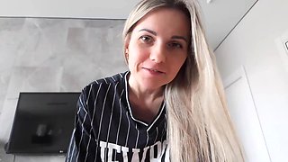 Cute Petite Blonde Stepsister Screwed And Creampied