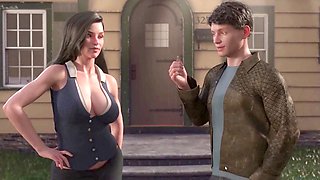 Cool angel and sexy nun get steamy in the church in The Genesis Order hentai game