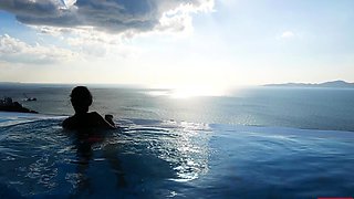 Big ass Thai GF first time anal fucking