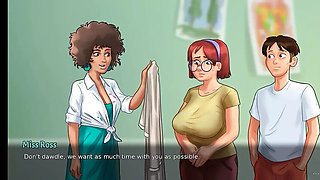 Miss Rose's Anal Lesson - Summertime Saga Teacher Fucks Student 2025