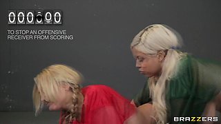 The Big Game With Ramon Nomar, Bridgette B, Eva Angelina, Marco Banderas, Alanah Rae, Nicole Aniston - Brazzers