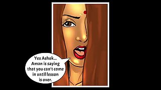 Savita Bhabhi Special Trainer Fuck - Hot Indian Yoga Gym Sex with Big Nipples Housewife