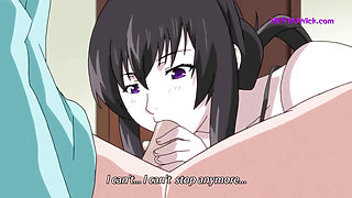 The Bathroom Squirting Slut, Hairy Cheating Wife on the Limit - HQ Hentai - ENG Sub