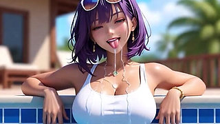 Towa's Naughty Beach Day: Sun-drenched Curves to Sensual Soak the Reveal You Crave