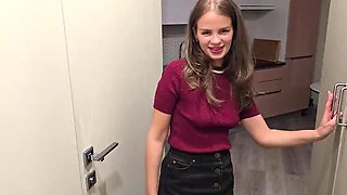 Katy The Cheating Wife Gets Excited With New Toy And Fucks Hard - Big Cock Cumshot & Deep Throat Blowjob