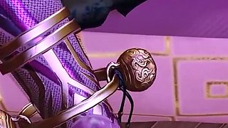 3D Big Boobs Asian Cosplay Slut Have a Hardcore Foot Job Sex