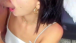 Swallowing Milk in Epic Blowjob