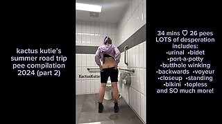 Summer Road Trip Pee Compilation Part 2