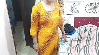 Mallu Maid Pinki Hot Sex in Pink Kurti with Owner