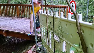 Anne-Eden - VULVINA im Freien verw-hnt UNCUT vom VOYEUR