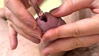 Horny Pregnant MILF Husband with Deep and Intense Urethral Games