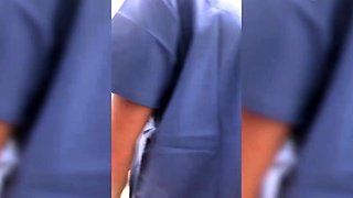 Hot Fit MILF Nurse Gets Fired For Showing Pussy