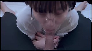 変態彼女出していいよ...精子欲しさにお願いして口いっはいにして飲みこんてこっくん Cum In Mouth Gokkun