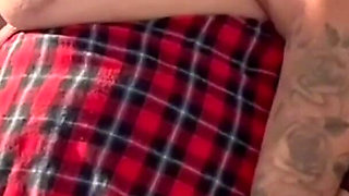 A Curvy Woman Smokes and Has Orgasms While Wearing Her Sexy Outfit