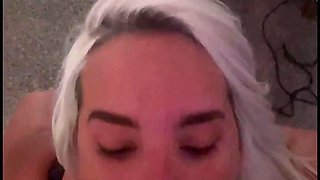 Busty Blond Punished For Her Big Boobs