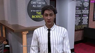 My Stepbrother's Wife Cheats at Bar with Big Cock Blowjob - Full HD 3D Sex Story