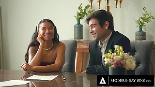 MODERN-DAY SINS - Groom FREE USES Hot Bride Gizelle Blanco In Front Of Their Witnesses: Porn
