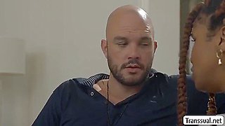Nailing My Hot New Ts Ebony Neighbor In The Ass