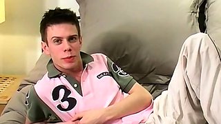 Sexy abs stud Callum moans from pleasure while jerking solo