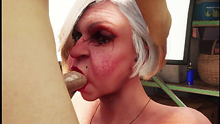 Granny 71 Yo with Big Boobs Fuck a Young Man