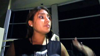 Indian Girlfriend Fucks Herself Before Going To Work