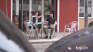 19 Years Old Sex-addicted Babe Uses Her Enormous Boobs To Seduce A - Random Guy