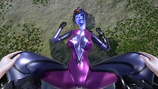 Point of view with Widowmaker featuring Alangort and her big ass action