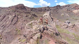 Fucking and Sucking on Top of a Mountain