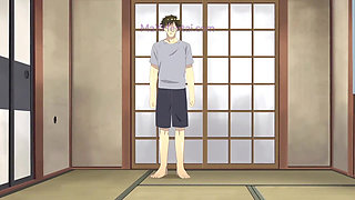 Wet Turn in the Back Row: Squirting Orgasm and Facial Cumshot (Anime Hentai) Eng Sub