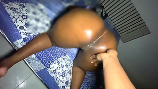I put my hard cock in the maid