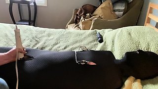 Blonde amateur MILF pov toys fingering shaved cunt