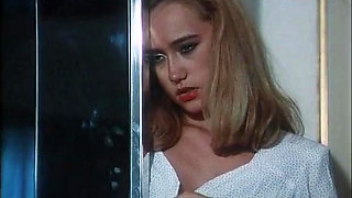 Italian vintage porn with a blondie in white stockings sucking a cock
