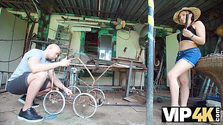 Village Brunette Finds Everything More Fun With Daddy