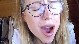 Hot nurse Leksa Biffer seduced for ass fucking