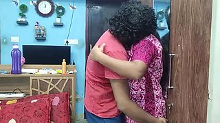 Desi Mallu Wife Hot Sex with Husband in Nighty - Romantic Bedroom Fuck