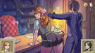 Discover big asses and magic in this animated wizard-themed adventure