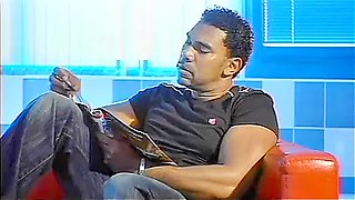 Hung black dude has enough dick for two hot babes