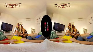 Mardi Gras Experience - Ffm Threesome Shaved Creampie